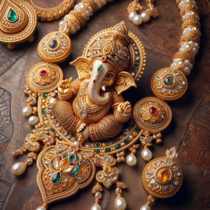 Adorning the Divine: Jewelry for Ganesh Idol