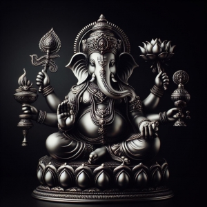 The Divine Elegance of Silver Ganesha Idol